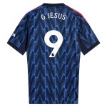 Günstige Fußballtrikots Arsenal G.Jesus 9 Auswärtstrikot 2025-26 Kurzarm